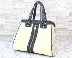 ♡DIESEL かごバッグ 編み込みデザイン デニム生地 EE0H01030