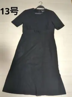 DISOLD 13AR ブラックフォーマル　礼服　リボン付きワンピース　大きい