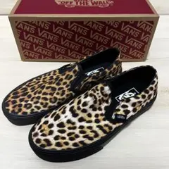 VANS バンズ スリッポン レオパード 24cm