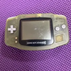 Nintendo GAME BOY ADVANCE 本体 クリア　ジャンク