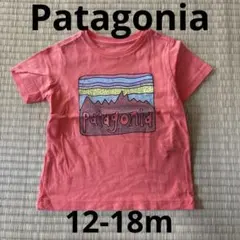 Patagonia 半袖Tシャツ 12-18M コーラルピンク