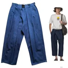 KAPITAL キャピタル 12oz ブロークンデニム イージービーチGOパンツのサムネイル