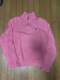 90s 00s Polo by Ralph Lauren ピンク セーター M