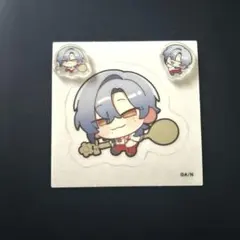 ミラン・ケストレル　ステッカー アクリルパーツセット8th cake 8周年