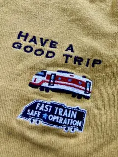 klädskåp 電車柄イエロー Tシャツ