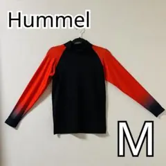 hummel ヒュンメル 長袖　トレーニングウェア M ブラックレッド