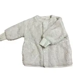 【06】ホワイト フリース アウター 80