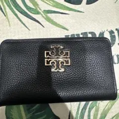 TORY BURCH ブラック 二つ折り財布 コンパクト財布 - メルカリ