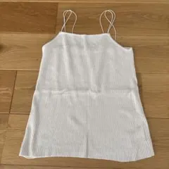 リブ編みキャミソール Mサイズ