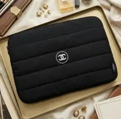 ⚠️訳あり♡CHANEL 非売品 キルティング PCケース ブラック♡
