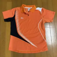 Mizuno オレンジ ポロシャツ　L