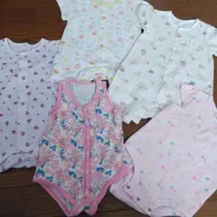 ベビー ロンパースセット ５枚　夏に向けてまとめ売り