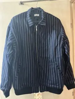ストライプ ジップアップジャケット