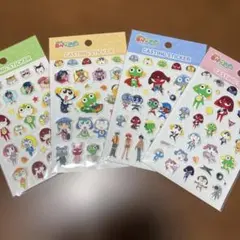 韓国限定 ケロロ軍曹 キャスティングステッカー 4枚セット