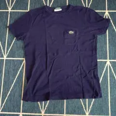 LACOSTE ポケット付き 半袖Tシャツ ネイビーのサムネイル