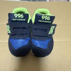 New Balance 996 ベビーシューズ ネイビー/グリーン