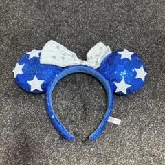 ディズニー ミニーマウス/カチューシャ/青色