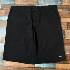 ビンテージ　古着　Dickies ディッキーズ　ワークハーフパンツ　ブラック　黒のサムネイル