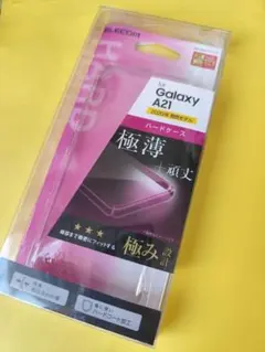新品GalaxyA21クリアハードケース背面カバー透明のサムネイル