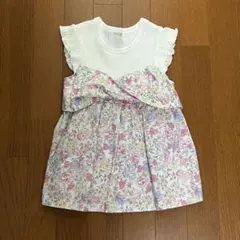 petit main フラワープリント トップス 120 匿名配送