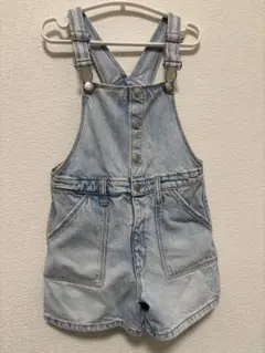 ZARA デニムオーバーオールショートパンツ 3-4歳 104cm