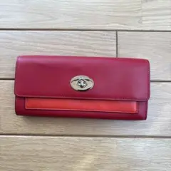 コーチ　長財布　ボールチェーン付き