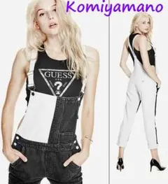 GUESS サロペット black & white オーバーオール 未着用のサムネイル