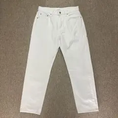 UNIQLO JEANS ホワイトスリムフィットジーンズ 32インチ