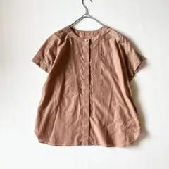 未使用タグ付き✨UNTITLED　パールボタンブラウス　2024SS　完売品　M