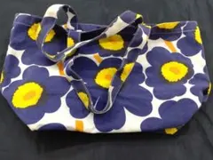 ブルー トートバッグ