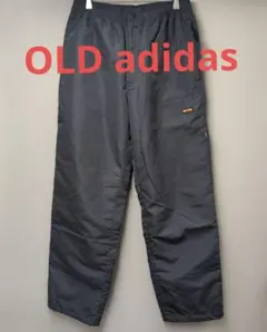 adidas climalite 中綿入りナイロンパンツ グレー　万国旗タグ付き