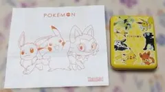 ポケモン　空き缶（黄色バージョン）と紙袋付きのサムネイル
