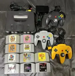 任天堂64本体+コード1式+ソフト10本