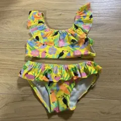H&M フリル付き水着 女の子用