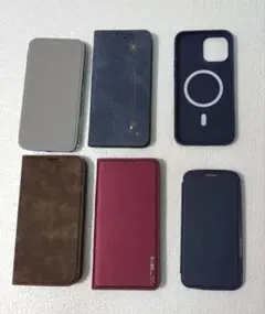 iPhone13 ProMax用手帳型ケース 4点セット おまけあり