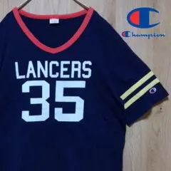 チャンピオン リンガー Tシャツ Vネック ナンバリング ワンポイント 目ロゴのサムネイル