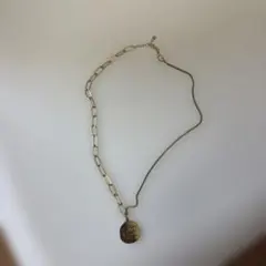金属製チェーンネックレス ペンダント付き