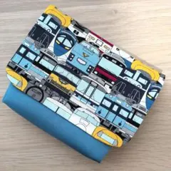 マチ付き移動ポケット　男の子　電車④