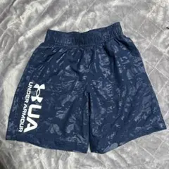 UNDER ARMOUR ネイビー S Mルーズフィットショートパンツ