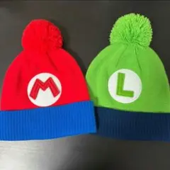 USJ マリオ・ルイージ　ニット帽