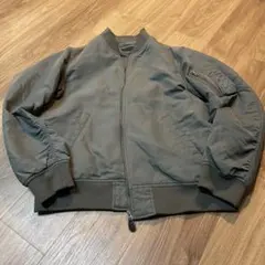 カーキ MA-1 フライトジャケット　ユニクロ