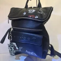 【美品】 デシグアル ディズニー ミッキーマウス レザー リュック バッグパックのサムネイル