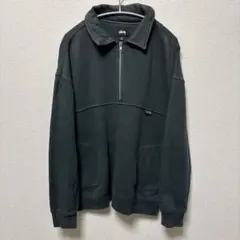 限定値下げStussy ハーフジップスウェットM