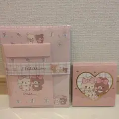 リラックマ コリラックマ メイクアップ レターセット スクエアメモ