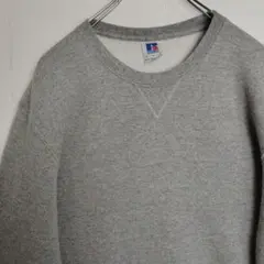 ラッセルアスレティック スウェット トレーナー 無地スウェット 裏起毛 グレー