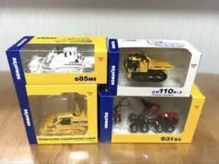 コマツ 株主優待 ミニチュア 2023-2026年4種セット 非売品　新品未使用