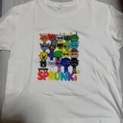 SPRUNKI キャラクター Tシャツ ホワイト 140