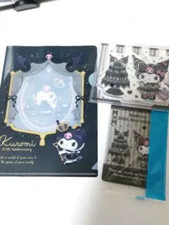 マイメロ＆クロミ　50th＆20thミニクリアファイル＆アクスタ＆カード匿名配送