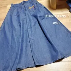 KENZO JEANS　デニムフレアスカート　w63のサムネイル