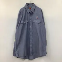 RED KAP レッドキャップ 長袖 ボタンシャツ ワークシャツ 90さん反射板